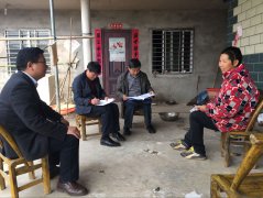 我院为漳河镇谢花桥村一贫困户减免医疗费并主动关怀