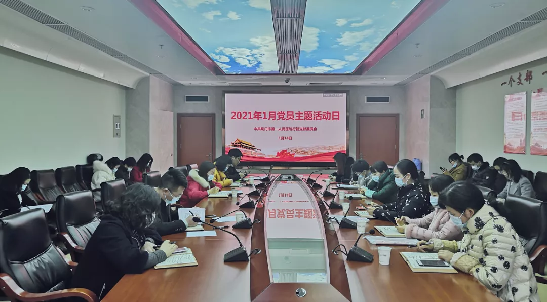 新年新气象 开启新征程——2021年1月党员主题活动日如期开展